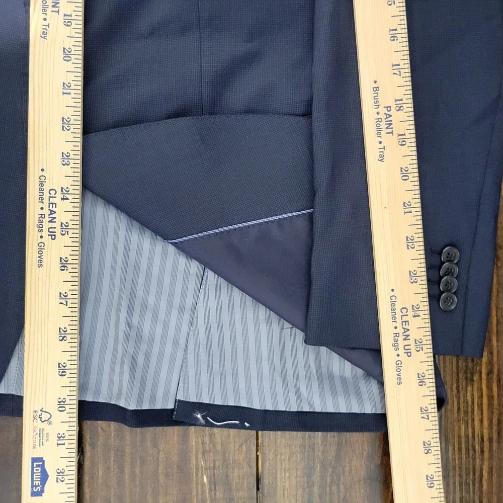 Banana Republic Men's Sport‎ Coat Blazer Suregon Tarbaldo Togna Wool Navy 42R